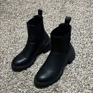 Steve Madden Black Ankle Booties